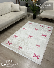 CORBATA - Kaymaz Deri Taban Makinede Yıkanabilir Salon Oturma Odası Mutfak Halısı