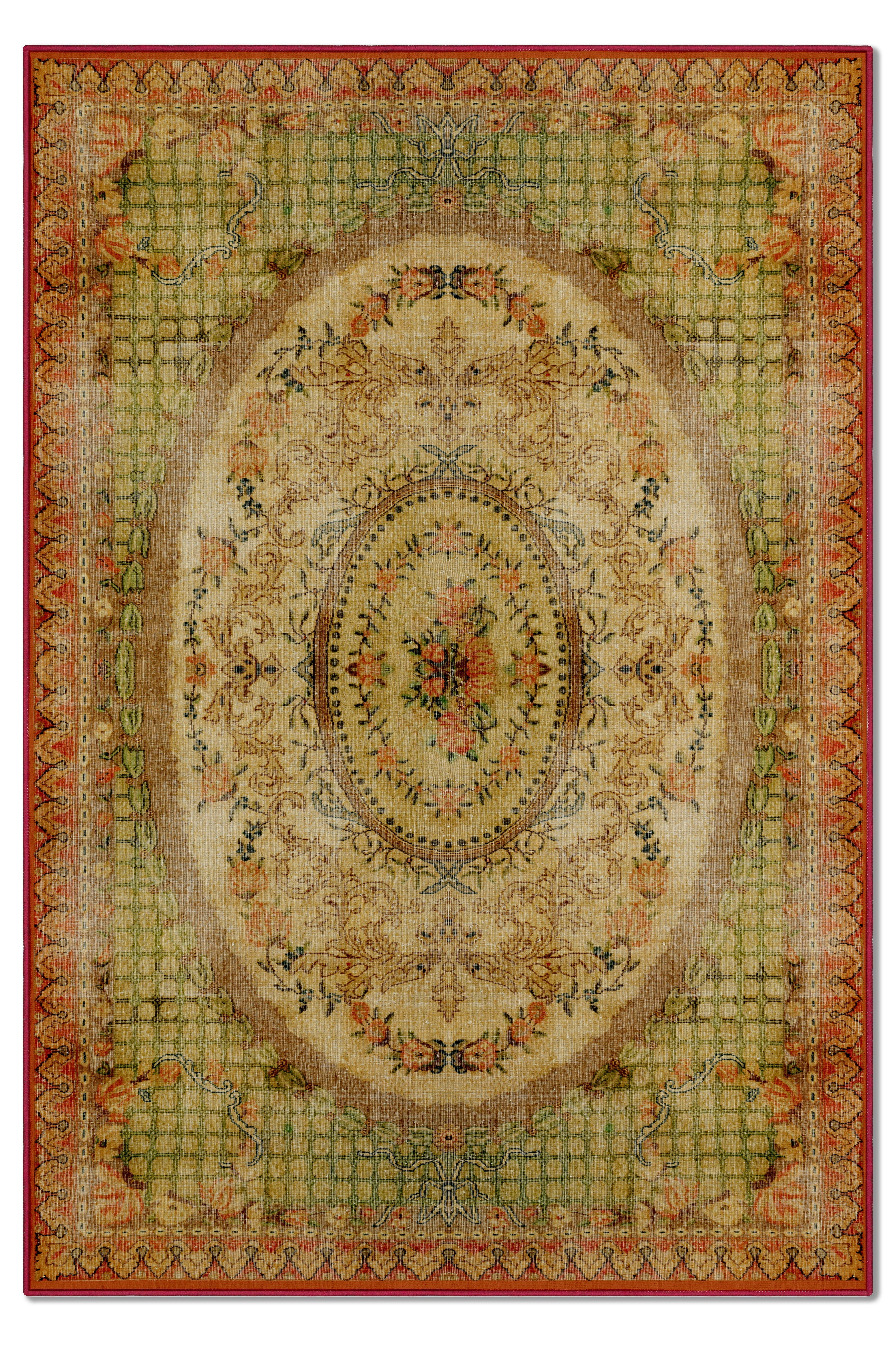Arte DS004 - Klasik Vintage Desenli Dekoratif Dokuma Halı
