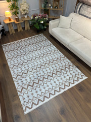NEBRASKA - Kaymaz Deri Taban Makinede Yıkanabilir Salon Oturma Odası Mutfak Halısı