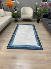 VALENCİA - Kaymaz Deri Taban Makinede Yıkanabilir Salon Oturma Odası Mutfak Halısı
