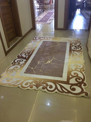 KAPADOKYA - Kaymaz Deri Taban Makinede Yıkanabilir Salon Oturma Odası Mutfak Halısı