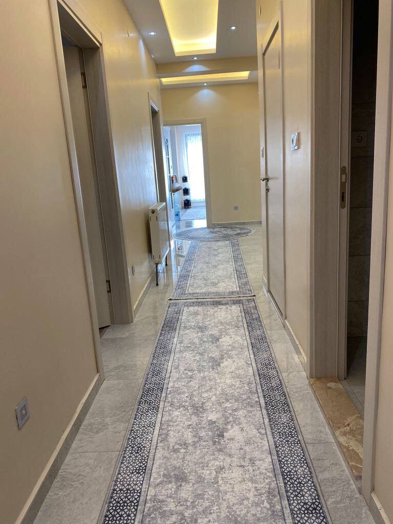 MENARİ ANTİK - Kaymaz Deri Taban Makinede Yıkanabilir Salon Oturma Odası Mutfak Halısı