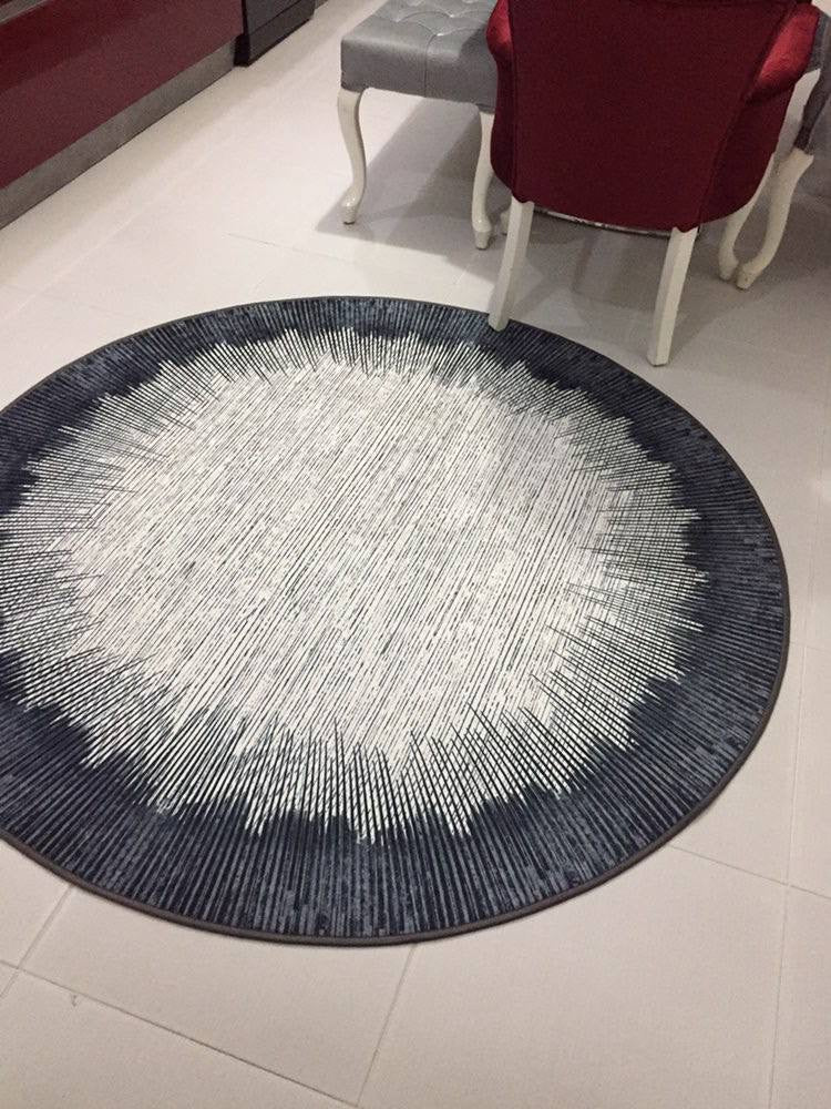 REMAR - Kaymaz Deri Taban Makinede Yıkanabilir Salon Oturma Odası Mutfak Halısı