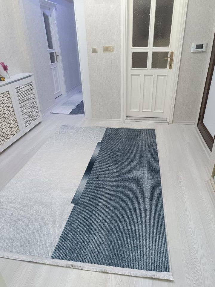 SİNDA-1 - Kaymaz Deri Taban Makinede Yıkanabilir Salon Oturma Odası Mutfak Halısı