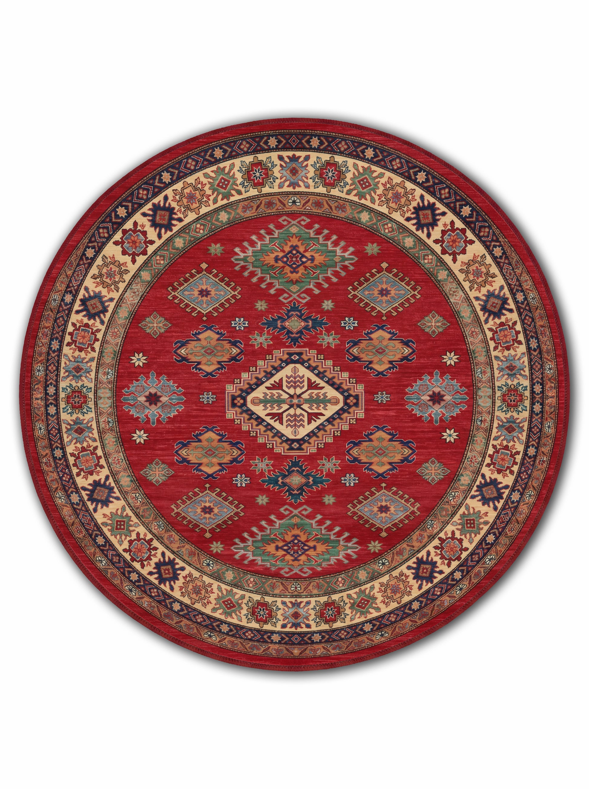 yıkanabilir kaymaz taban şönil dokuma halı 140x200 kirmizi; renkli