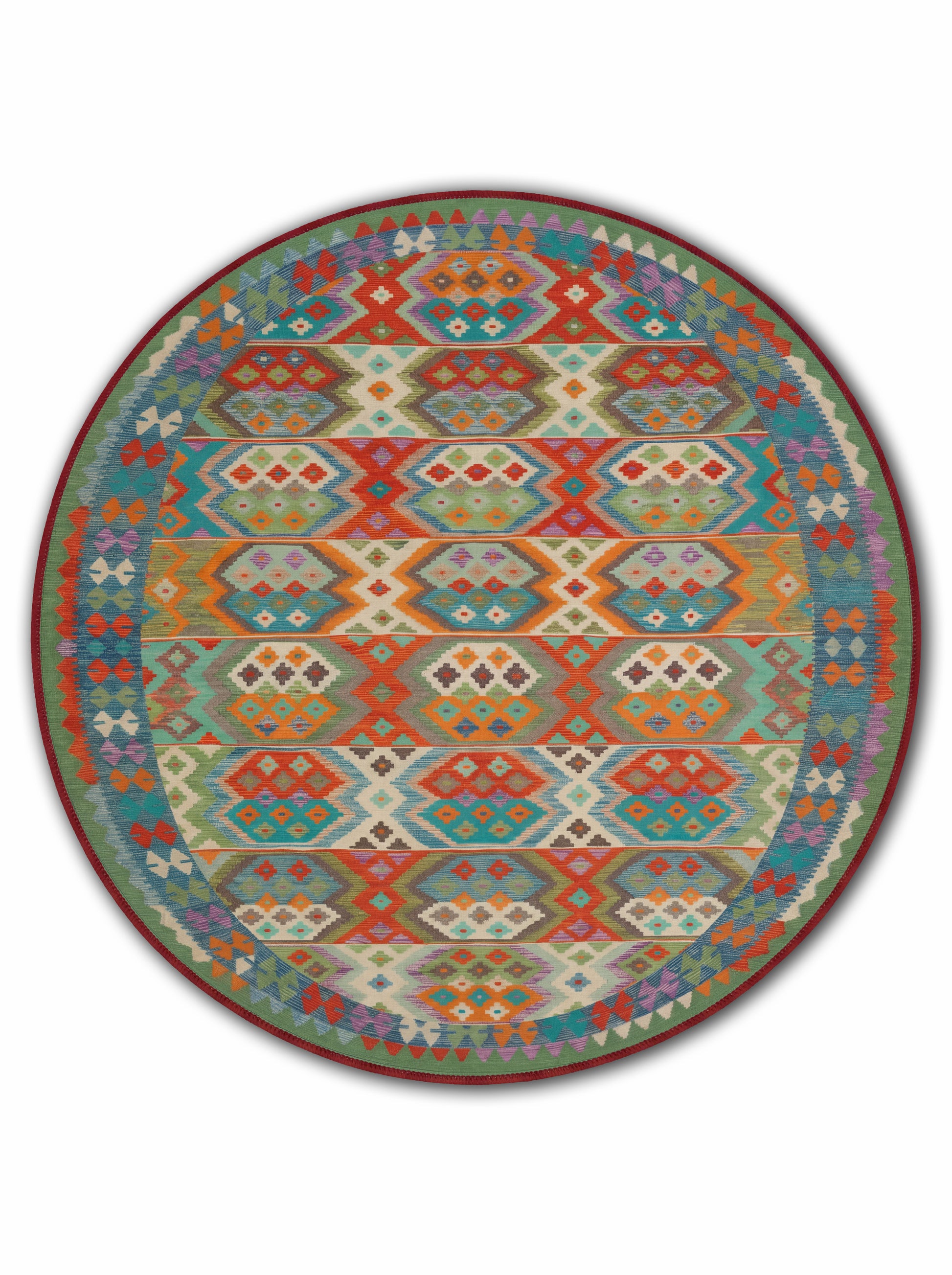 yıkanabilir kaymaz taban şönil dokuma halı 140x200 renkli