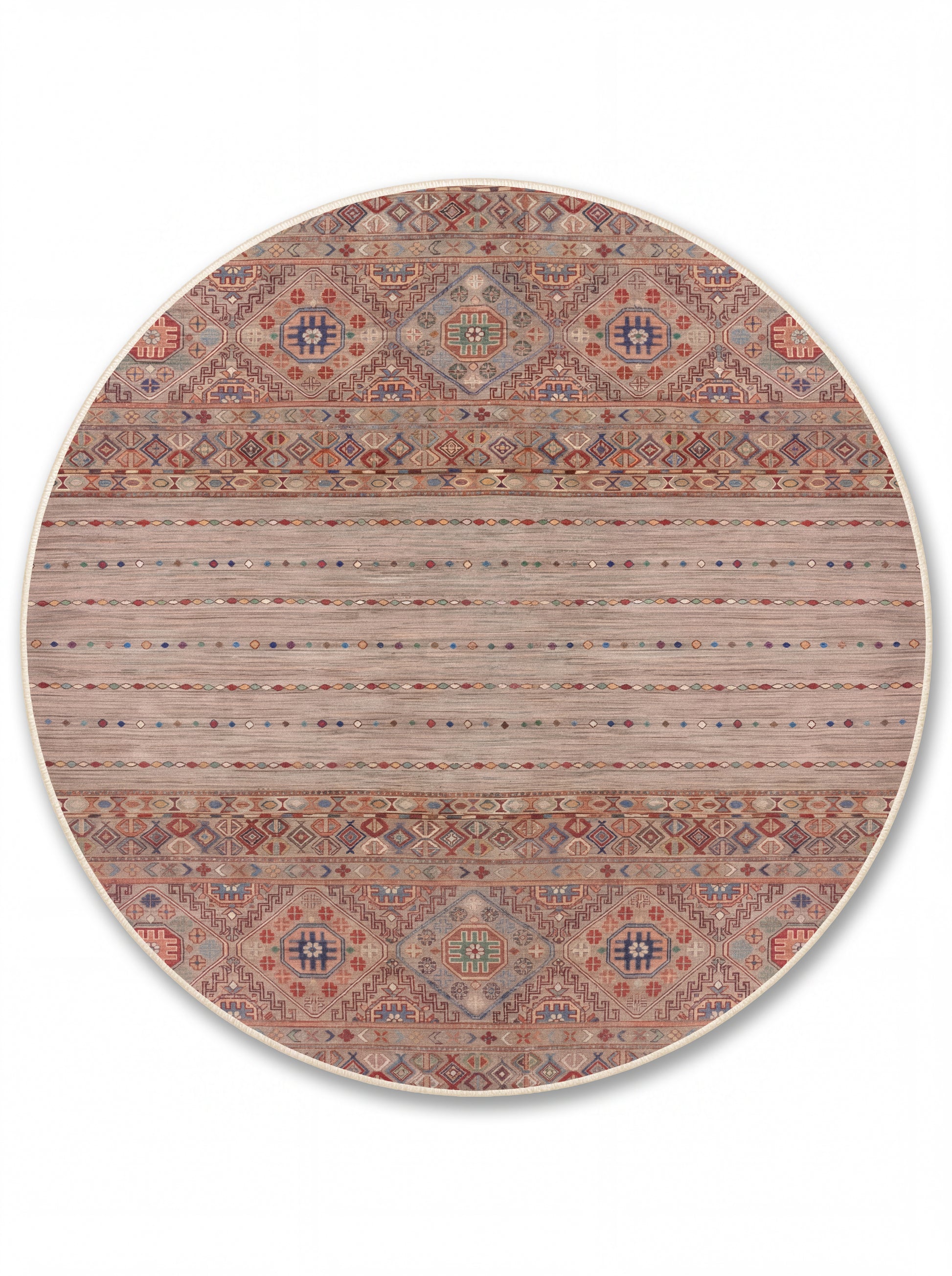 yıkanabilir kaymaz taban şönil dokuma halı 140x200 kahverengi; renkli