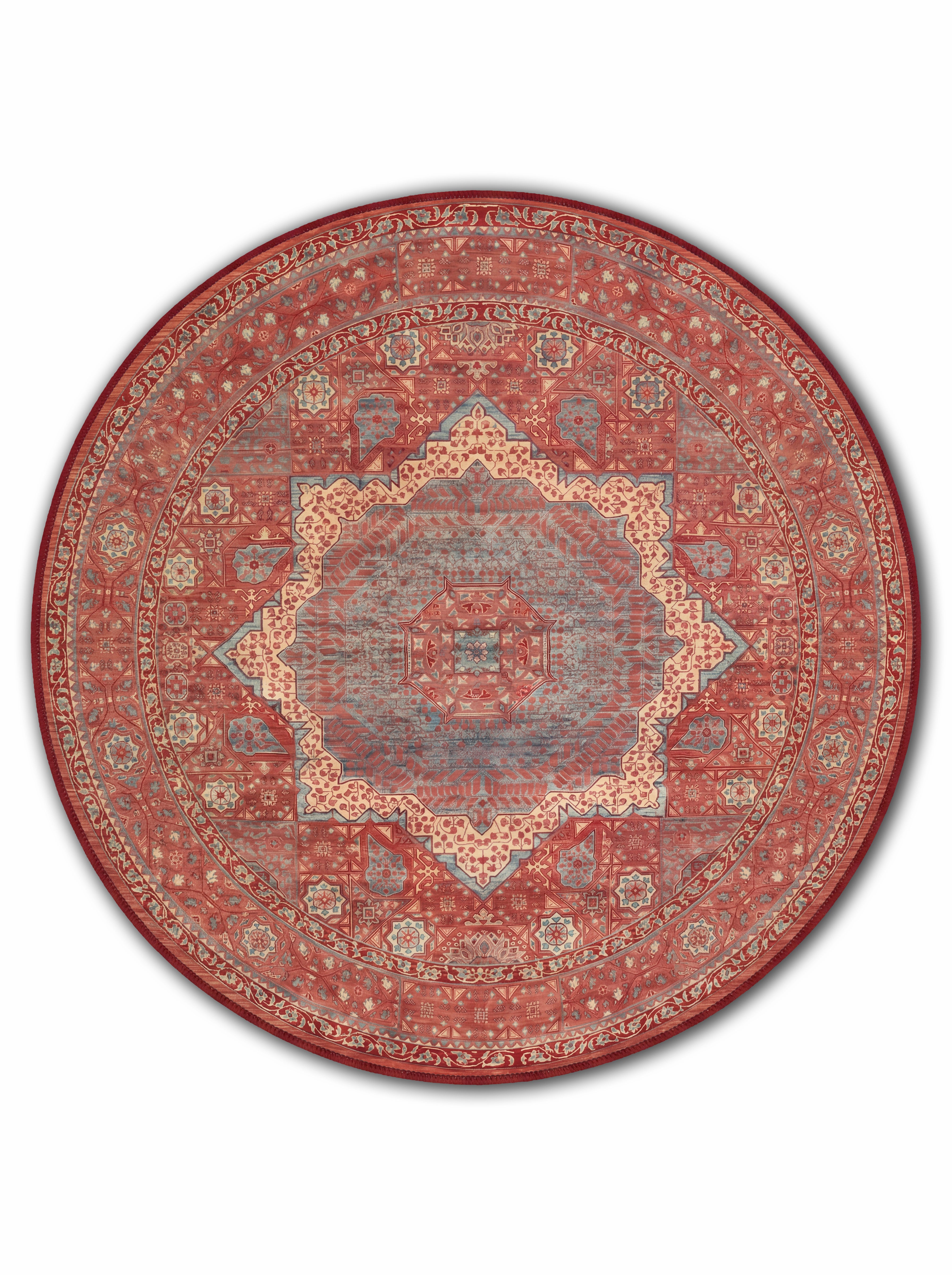 yıkanabilir kaymaz taban şönil dokuma halı 140x200 kirmizi; renkli