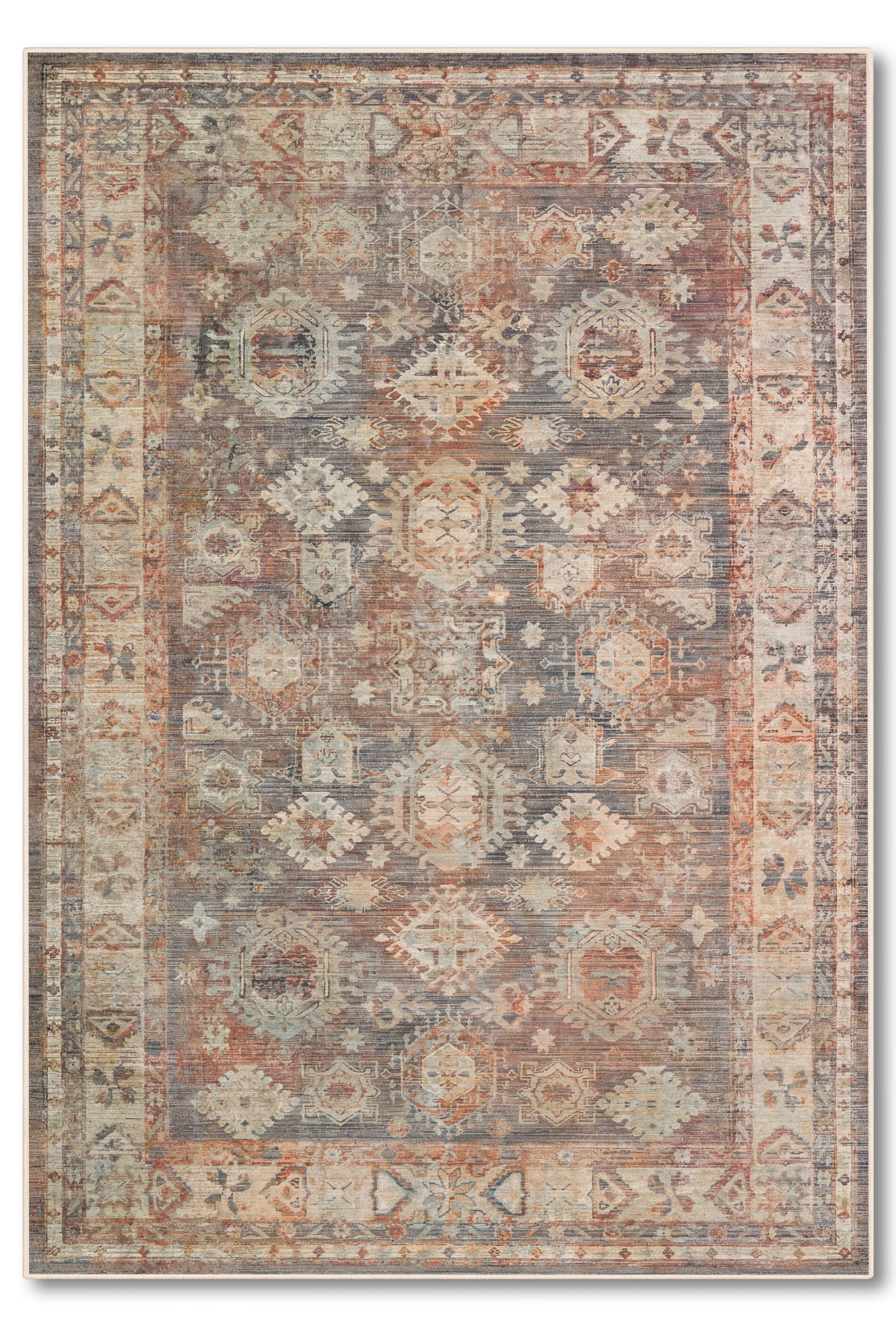 yıkanabilir kaymaz taban şönil dokuma halı 80x150 renkli