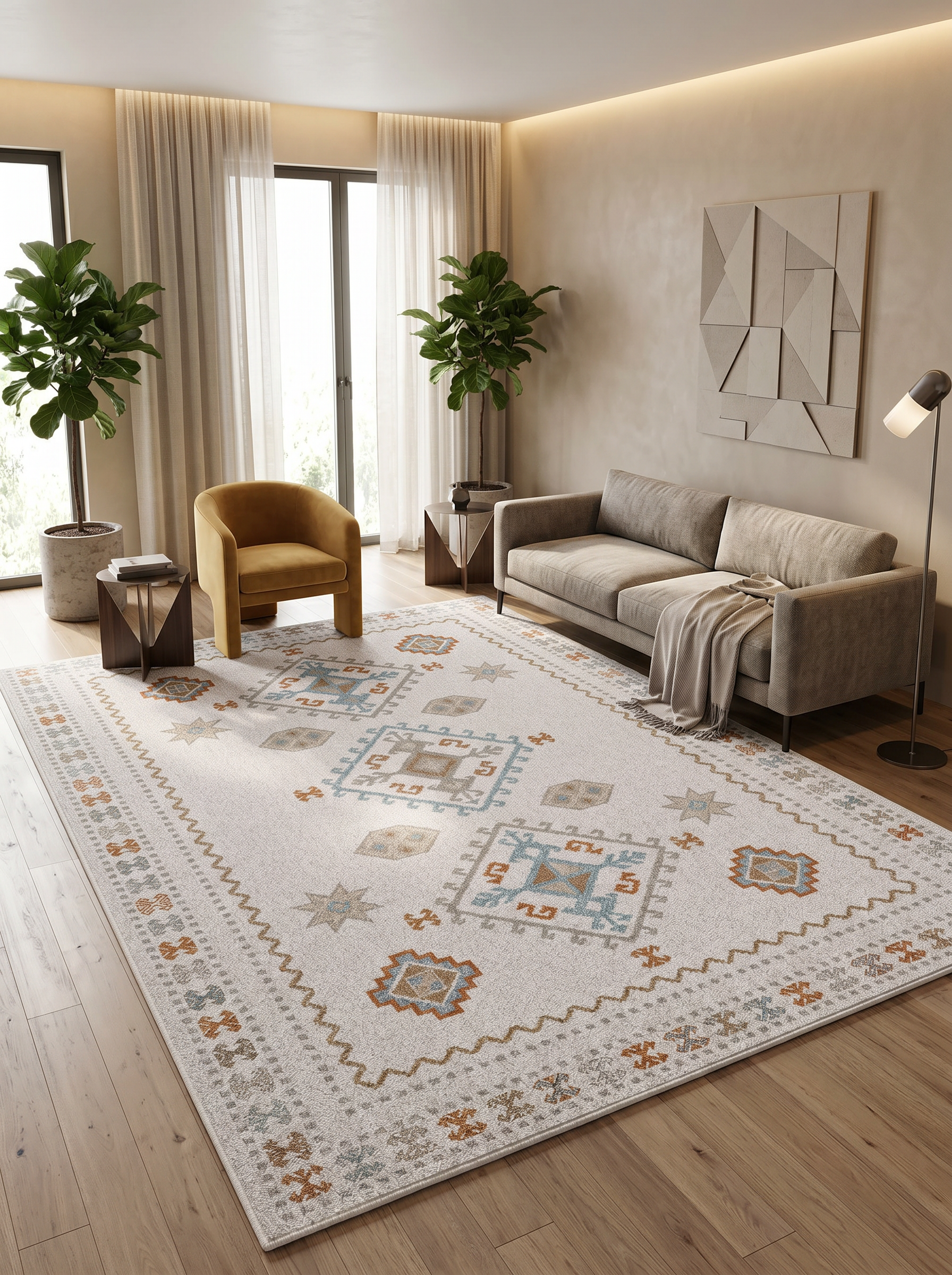 yıkanabilir kaymaz taban şönil dokuma halı 100x200 gri; renkli
