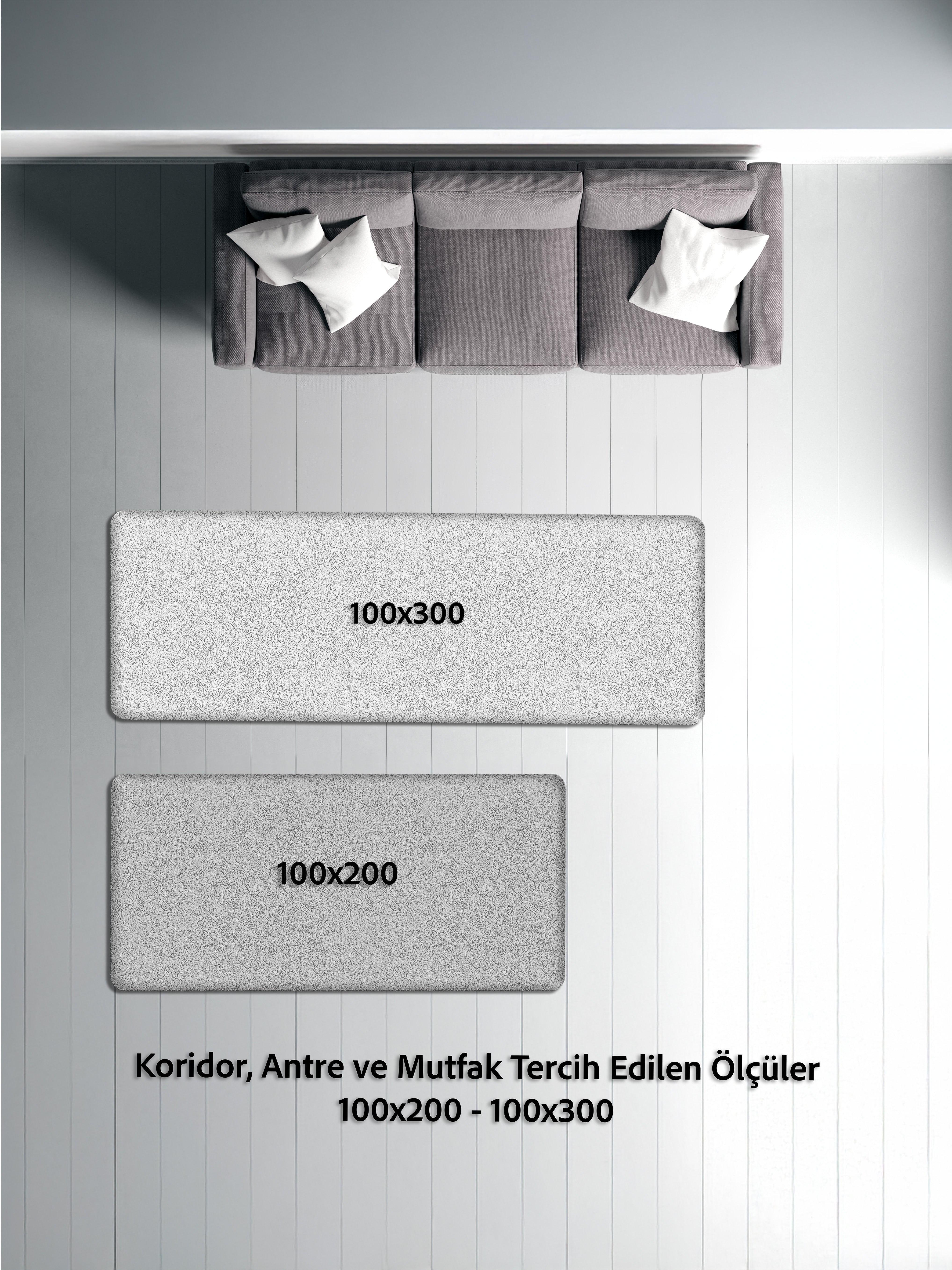 Arte DS210 Vintage Klasik Desenli Dekoratif Dokuma Halı