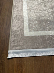 ALBA VİZON - Kaymaz Deri Taban Makinede Yıkanabilir Salon Oturma Odası Mutfak Halısı